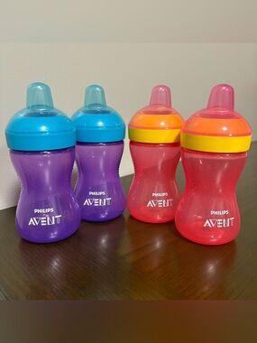 Philips AVENT My Grippy Spout Sippy Cup - Set of 4